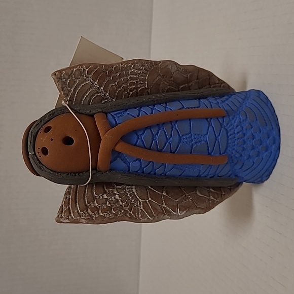 Handmade Signed Red Clay New Mexico Indian Angel by Debra Smith Wills - Picture 9 of 16